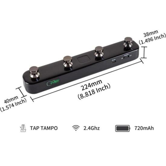 Footswitch Mooer GTRS GWF4 Para Guitarras por 1,00 à vista no boleto/pix ou parcele em até 1x sem juros. Compre na loja Mundomax!