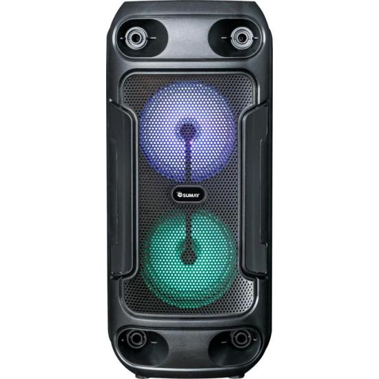 Caixa de Som Sumay CSP1317 Slimback 80w Bluetooth Preta por 159,00 à vista no boleto/pix ou parcele em até 6x sem juros. Compre na loja Mundomax!