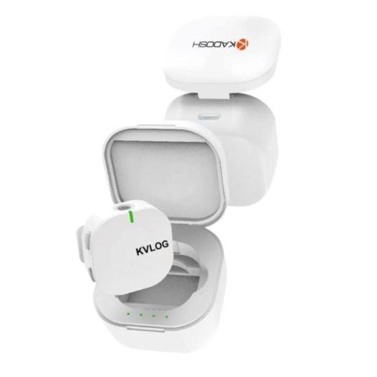 Microfone Lapela Kadosh KVLOG-1 Sem Fio Para Smartphone Branco por 699,00 à vista no boleto/pix ou parcele em até 10x sem juros. Compre na loja Mundomax!