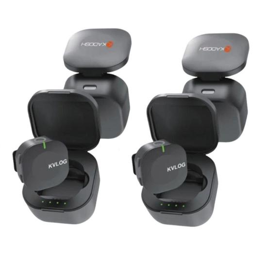 Microfone Lapela Kadosh KVLOG-2 Sem Fio Para Smartphone Preto por 999,00 à vista no boleto/pix ou parcele em até 10x sem juros. Compre na loja Mundomax!