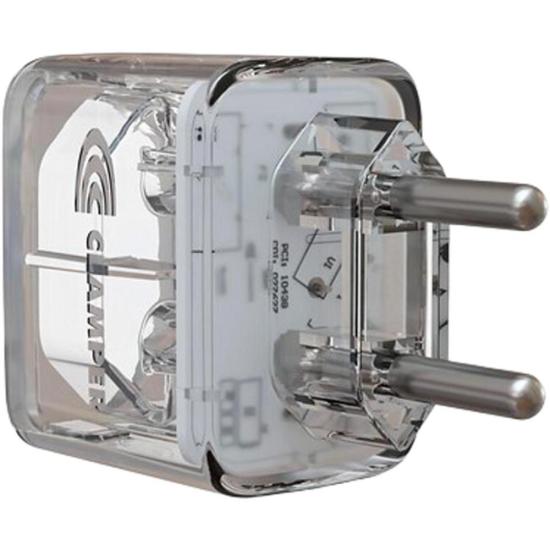 Protetor Contra Surtos DPS 2P 10A Pocket LCF Clamper Transparente por 39,00 à vista no boleto/pix ou parcele em até 1x sem juros. Compre na loja Mundomax!