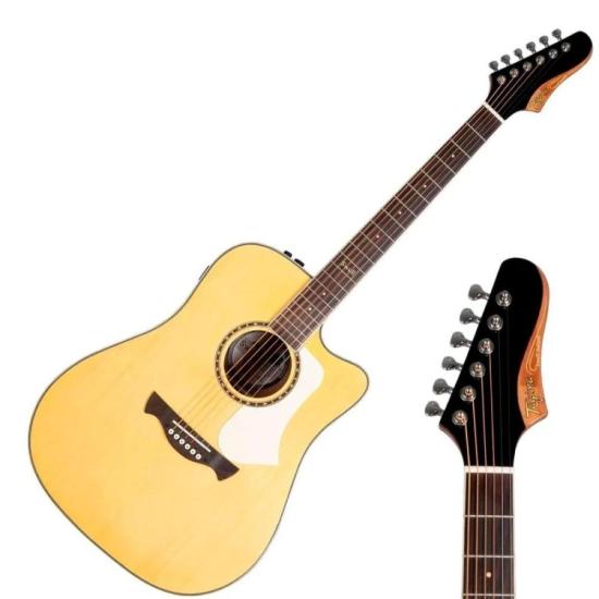 Violão Folk Tagima Swell Deluxe Eletroacústico Natural Com Bag por 1.994,00 à vista no boleto/pix ou parcele em até 12x sem juros. Compre na loja Mundomax!