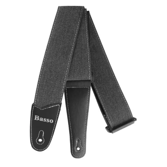 CORREIA BASSO PL 61 JEANS PRETO (87631)