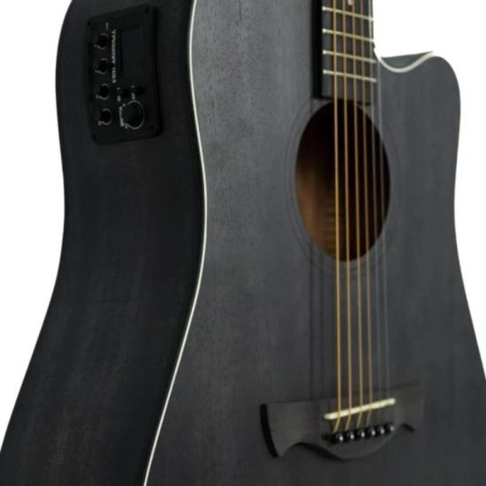 Violão Eletroacústico Tagima TBW-200 Folk Cutaway Black Wood por 1.221,11 à vista no boleto/pix ou parcele em até 12x sem juros. Compre na loja Mundomax!