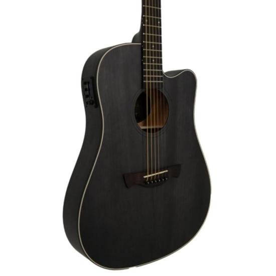 Violão Tagima Eletroacústico TBW-400 Folk Slim Cutaway Black Wood por 999,00 à vista no boleto/pix ou parcele em até 10x sem juros. Compre na loja Mundomax!