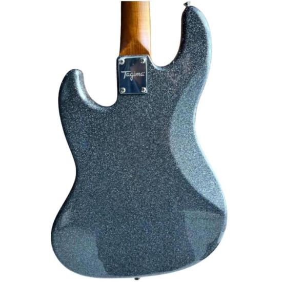 Contrabaixo Tagima TB-73 Jazz Bass 4 Cordas Passivo Gray Sparkle por 0,00 à vista no boleto/pix ou parcele em até 1x sem juros. Compre na loja Mundomax!