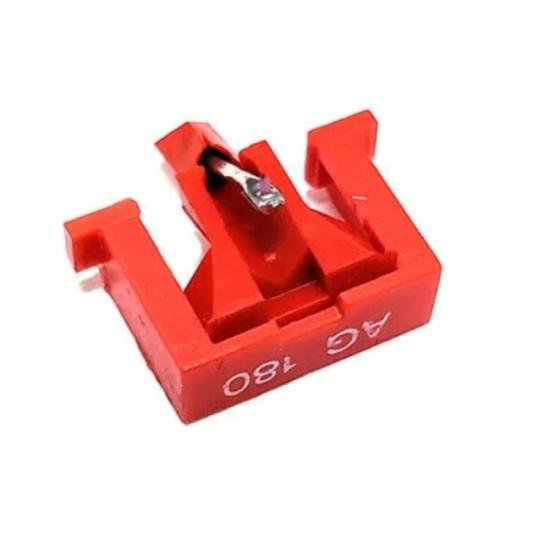 Agulha Leson AG180R Ponta Rubi Conica Para Toca Discos por 130,00 à vista no boleto/pix ou parcele em até 5x sem juros. Compre na loja Mundomax!