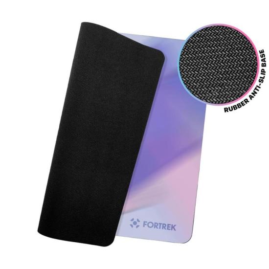 Mousepad Com Infusão de Vidro Fortrek Quickglass PRO Branco por 140,00 à vista no boleto/pix ou parcele em até 5x sem juros. Compre na loja Mundomax!