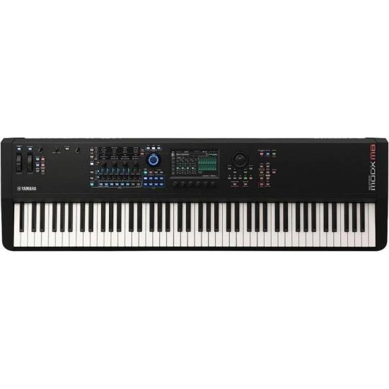 Teclado Yamaha MODX M8 Sintetizador Preto por 0,00 à vista no boleto/pix ou parcele em até 1x sem juros. Compre na loja Mundomax!