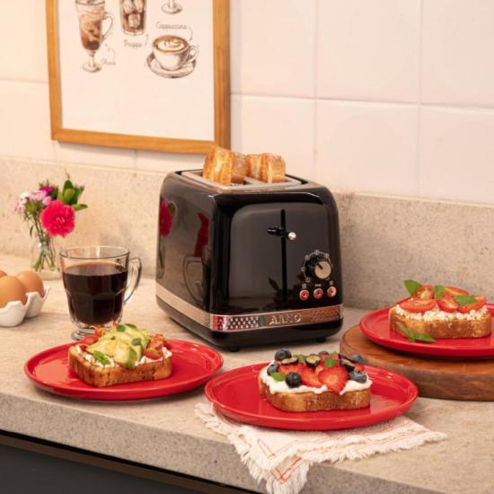 Torradeira Arno Soleil SPTO com 7 níveis de tostagem Preta 127V por 270,00 à vista no boleto/pix ou parcele em até 10x sem juros. Compre na loja Mundomax!