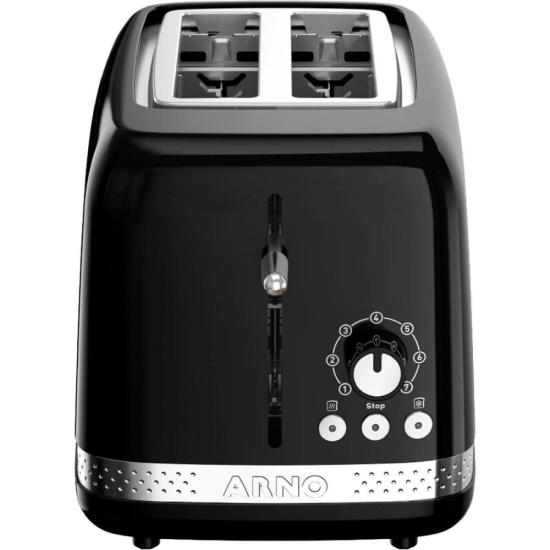 Torradeira Arno Soleil SPTO com 7 níveis de tostagem Preta 220V por 270,00 à vista no boleto/pix ou parcele em até 10x sem juros. Compre na loja Mundomax!