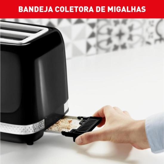 Torradeira Arno Soleil SPTO com 7 níveis de tostagem Preta 220V por 270,00 à vista no boleto/pix ou parcele em até 10x sem juros. Compre na loja Mundomax!