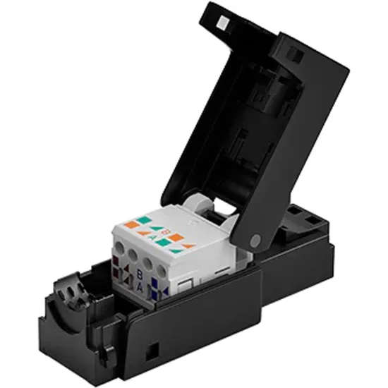 Conector RJ45 Macho CAT6 Tool Less Sohoplus por 0,00 à vista no boleto/pix ou parcele em até 1x sem juros. Compre na loja Mundomax!