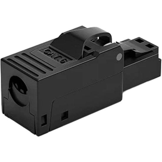 Conector RJ45 Macho CAT6 Tool Less Sohoplus por 0,00 à vista no boleto/pix ou parcele em até 1x sem juros. Compre na loja Mundomax!