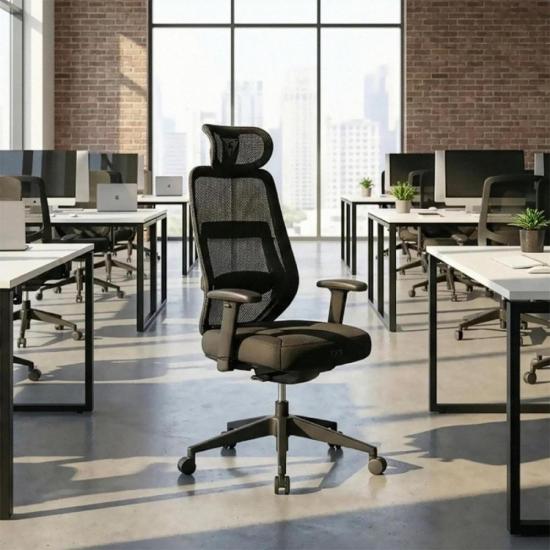 Cadeira Ergonômica TX3 Yama Neue Preta por 1.345,00 à vista no boleto/pix ou parcele em até 12x sem juros. Compre na loja Mundomax!