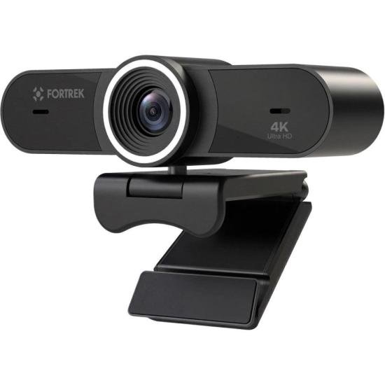 Webcam Vision 40 Fortrek 4K Ultra HD Com Ring Light Para Videochamadas por 351,98 à vista no boleto/pix ou parcele em até 10x sem juros. Compre na loja Fortrek!