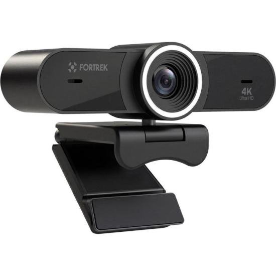 Webcam Vision 40 Fortrek 4K Ultra HD Com Ring Light Para Videochamadas por 351,98 à vista no boleto/pix ou parcele em até 10x sem juros. Compre na loja Fortrek!