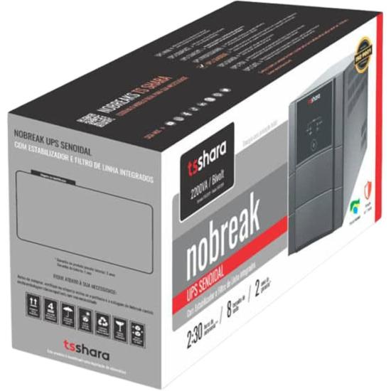 Nobreak Ts Shara Ups Senoidal 2200VA Bivolt (E/S por 3.299,00 à vista no boleto/pix ou parcele em até 12x sem juros. Compre na loja Mundomax!