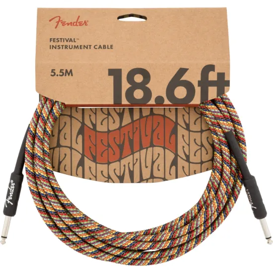 CABO P/INST 5,5M FENDER FESTIVAL RAINBOW (87874)
