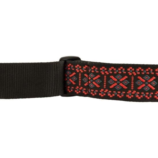 Correia Fender Pasadena Pasadena Woven 2\" Lattice Red por 185,00 à vista no boleto/pix ou parcele em até 7x sem juros. Compre na loja Mundomax!