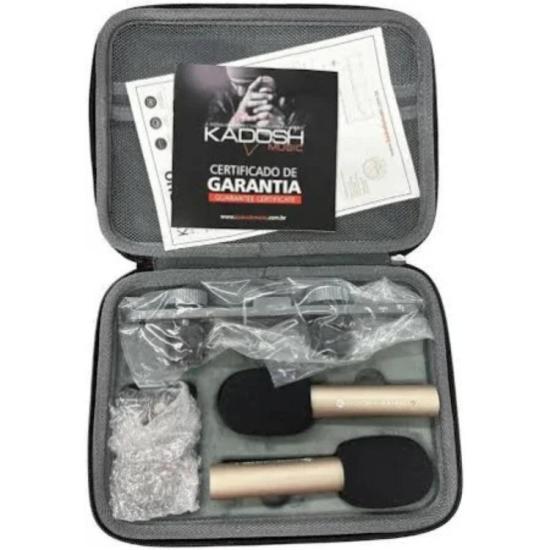 Microfone Kadosh KR60 Duo Supercardioide Condensador por 1.295,00 à vista no boleto/pix ou parcele em até 12x sem juros. Compre na loja Mundomax!