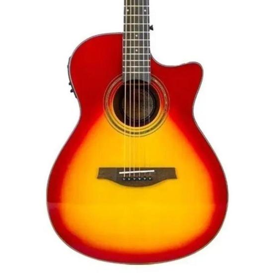 Violão Benson GF100CE Genesis Concert Honeyburst por 899,00 à vista no boleto/pix ou parcele em até 10x sem juros. Compre na loja Mundomax!