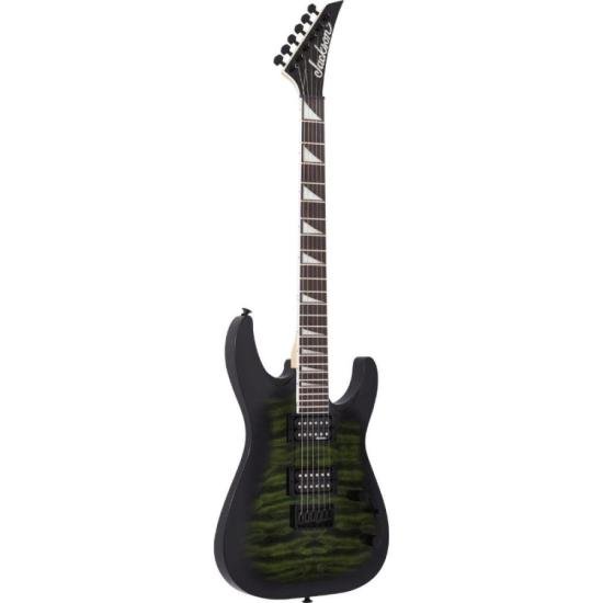 Guitarra Jackson JS32Q Dinky Arch Top DKA HT Transparent Green por 2.799,00 à vista no boleto/pix ou parcele em até 12x sem juros. Compre na loja Mundomax!