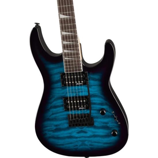 Guitarra Jackson JS20 Dinky® DKQ 2PT Transparent Blue Burst por 2.651,00 à vista no boleto/pix ou parcele em até 12x sem juros. Compre na loja Mundomax!