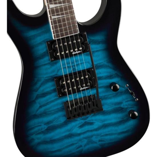 Guitarra Jackson JS20 Dinky® DKQ 2PT Transparent Blue Burst por 2.651,00 à vista no boleto/pix ou parcele em até 12x sem juros. Compre na loja Mundomax!