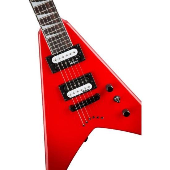 Guitarra Jackson King V JS32T Racing Red por 3.499,00 à vista no boleto/pix ou parcele em até 12x sem juros. Compre na loja Mundomax!