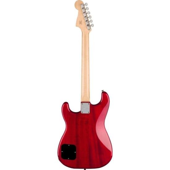 Guitarra Squier Paranormal Strat-O-Sonic Crimson Red Transparent por 3.788,00 à vista no boleto/pix ou parcele em até 12x sem juros. Compre na loja Mundomax!