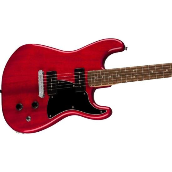 Guitarra Squier Paranormal Strat-O-Sonic Crimson Red Transparent por 3.788,00 à vista no boleto/pix ou parcele em até 12x sem juros. Compre na loja Mundomax!