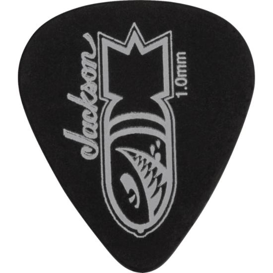 Palheta Jackson 351 Bomb Heavy Black (C/12) por 37,00 à vista no boleto/pix ou parcele em até 1x sem juros. Compre na loja Mundomax!