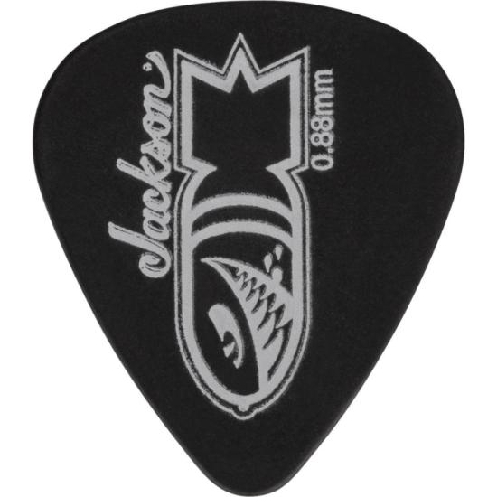 Palheta Jackson 351 Bomb Medium/Heavy Black (C/12) por 40,00 à vista no boleto/pix ou parcele em até 1x sem juros. Compre na loja Mundomax!