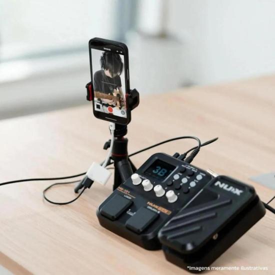 Pedaleira Nux MG101 Multiefeitos Para Guitarra Preto por 1.169,00 à vista no boleto/pix ou parcele em até 12x sem juros. Compre na loja Mundomax!