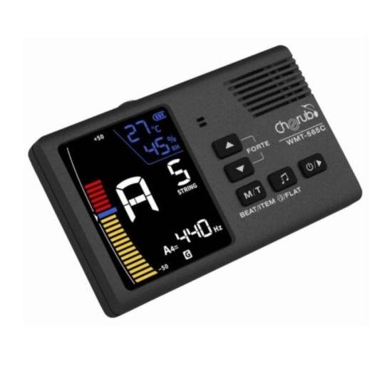 Metrônomo Afinador Cherub WMT565C Para Instrumentos De Corda por 269,00 à vista no boleto/pix ou parcele em até 10x sem juros. Compre na loja Mundomax!