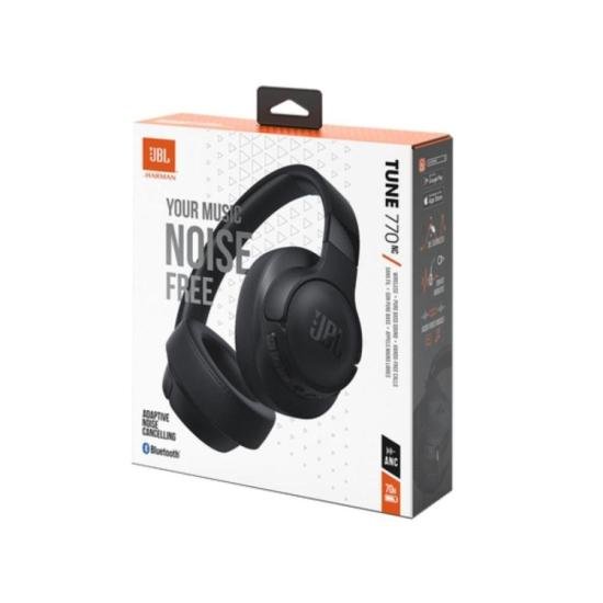 Fone JBL Tune 770NC Bluetooh Preto por 499,00 à vista no boleto/pix ou parcele em até 10x sem juros. Compre na loja Mundomax!
