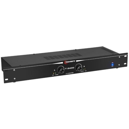 AMPL 400W TARAMPS T 2400 por 989,00 à vista no boleto/pix ou parcele em até 10x sem juros. Compre na loja Mundomax!