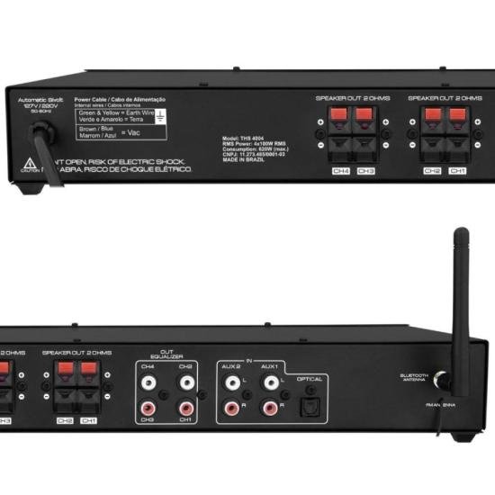 Receiver 400W Taramps THS 4004 por 1.529,00 à vista no boleto/pix ou parcele em até 12x sem juros. Compre na loja Mundomax!