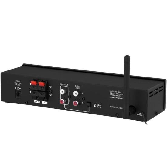 ​​​​​​​RECEIVER 60W TARAMPS THS 1902 por 494,00 à vista no boleto/pix ou parcele em até 10x sem juros. Compre na loja Mundomax!