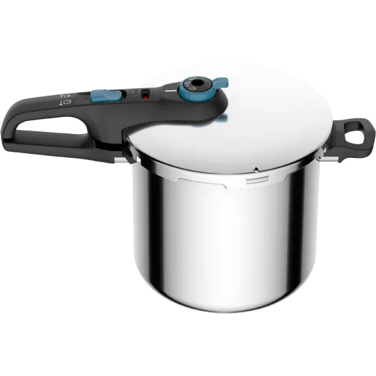 Panela de Pressão Rochedo Trendy EI80 Secure Inox por 0,00 à vista no boleto/pix ou parcele em até 1x sem juros. Compre na loja Mundomax!