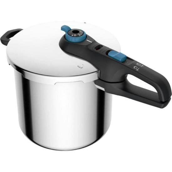 Panela de Pressão Rochedo Trendy EI80 Secure Inox 8L por 0,00 à vista no boleto/pix ou parcele em até 1x sem juros. Compre na loja Mundomax!