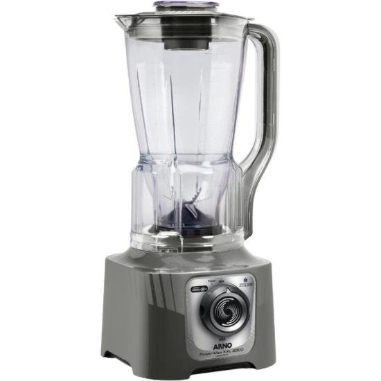 Liquidificador Arno Power Max XXL 2,25L 2200W Cinza 127V por 0,00 à vista no boleto/pix ou parcele em até 1x sem juros. Compre na loja Mundomax!
