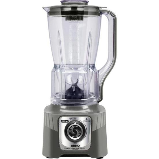 Liquidificador Arno Power Max XXL 2,25L 2200W Cinza 220V por 0,00 à vista no boleto/pix ou parcele em até 1x sem juros. Compre na loja Mundomax!