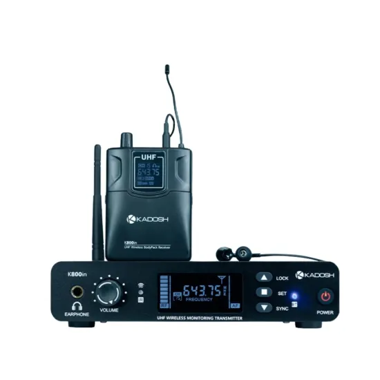 Sistema De Retorno De Palco Kadosh K-800 B6 Sem Fio por 0,00 à vista no boleto/pix ou parcele em até 1x sem juros. Compre na loja Mundomax!