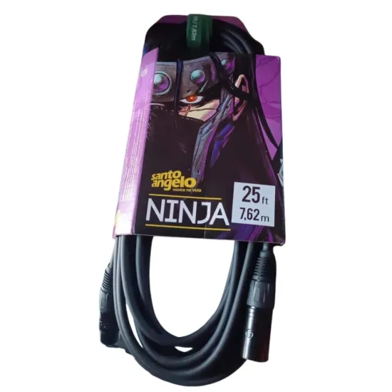 CABO P10 X XLR M 7,62M S ANGELO NINJA PT (88069)