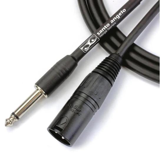 Cabo Santo Angelo P10 X XLR Macho 7,62M Ninja Preto por 85,00 à vista no boleto/pix ou parcele em até 3x sem juros. Compre na loja Mundomax!