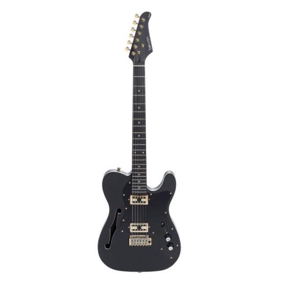 Guitarra Benson Brave One Thinline HH Satin Black por 4.319,00 à vista no boleto/pix ou parcele em até 12x sem juros. Compre na loja Mundomax!