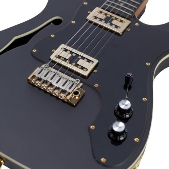 Guitarra Benson Brave One Thinline HH Satin Black por 4.319,00 à vista no boleto/pix ou parcele em até 12x sem juros. Compre na loja Mundomax!