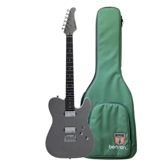 Guitarra Benson Brave Three Silver Sparkle por 0,00 à vista no boleto/pix ou parcele em até 1x sem juros. Compre na loja Mundomax!